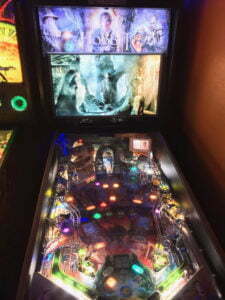 A pinball machine based on The Hobbit films.