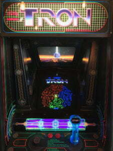 Tron's cabinet featured both a dial and joystick.