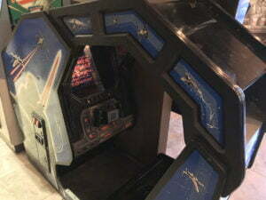 This is the classic Star Wars arcade game.